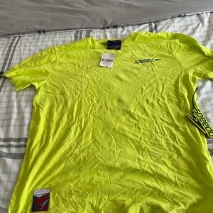Speedo Men's Vibrant Yellow Tee